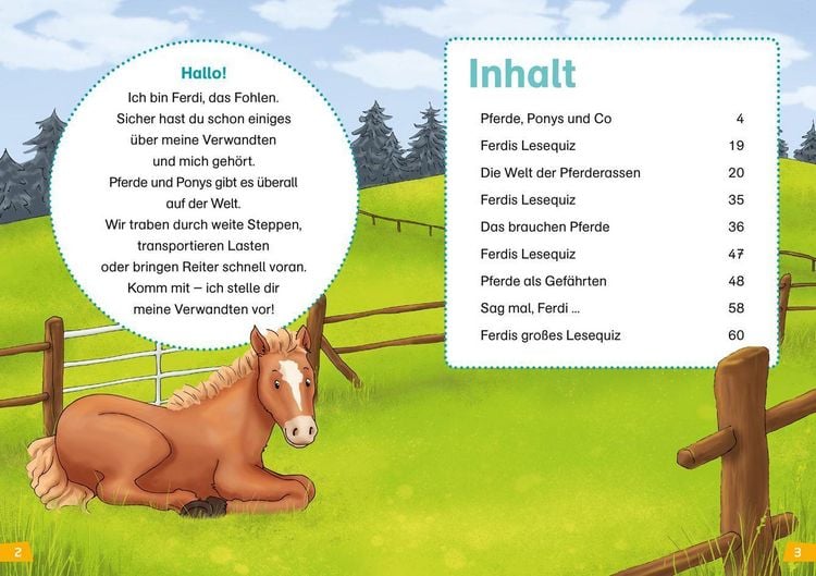 Produktbild: WAS IST WAS Erstes Lesen Band 7. Pferde und Ponys