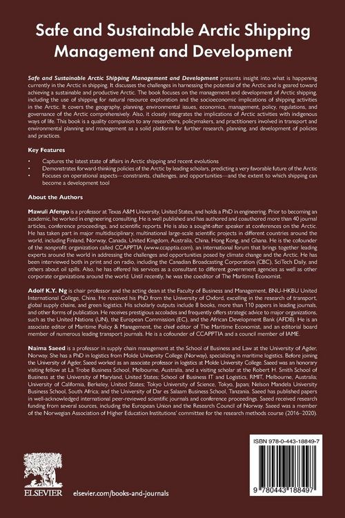 Produktbild: Safe and Sustainable Arctic Shipping Management and Development