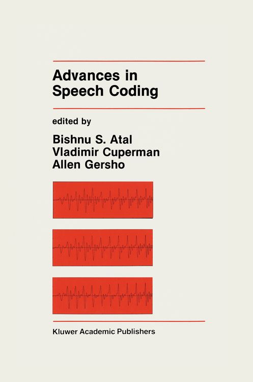 Produktbild: Advances in Speech Coding