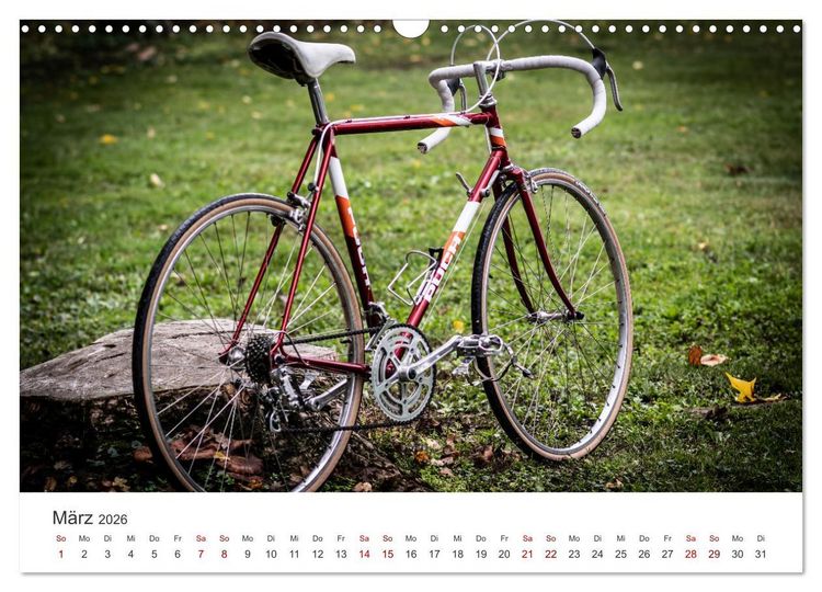 Produktbild: Stahlrenner - Rennrad-Klassiker aus Europa (Wandkalender 2026 DIN A3 quer), CALVENDO Monatskalender