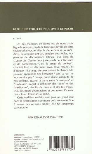 Produktbild: Rome le temps les choses