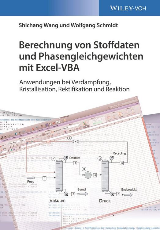 Produktbild: Berechnung von Stoffdaten und Phasengleichgewichten mit Excel-VBA