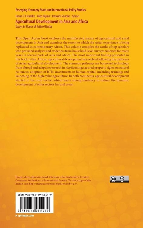 Produktbild: Agricultural Development in Asia and Africa