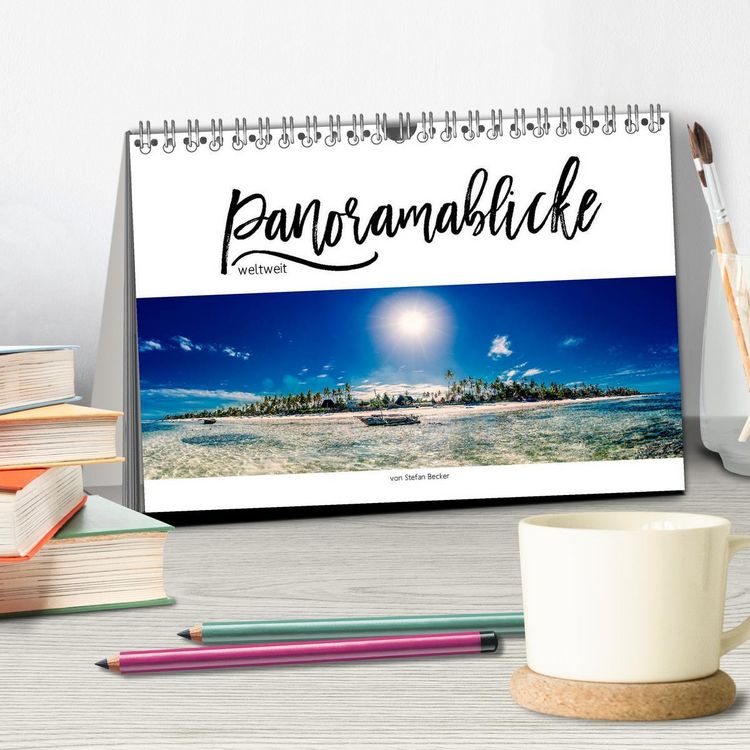 Produktbild: Panoramablicke weltweit (Tischkalender 2026 DIN A5 quer), CALVENDO Monatskalender