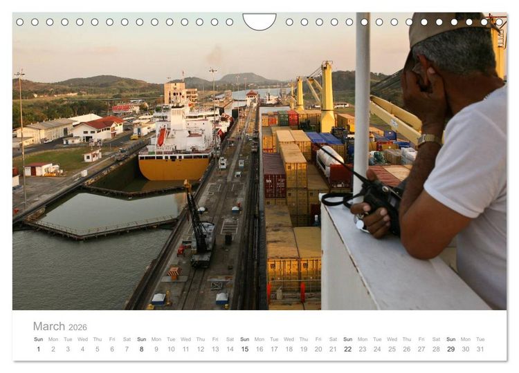 Produktbild: Fascination of Shipping On board around the world (Wall Calendar 2026 DIN A4 landscape), CALVENDO 12 Month Wall Calendar