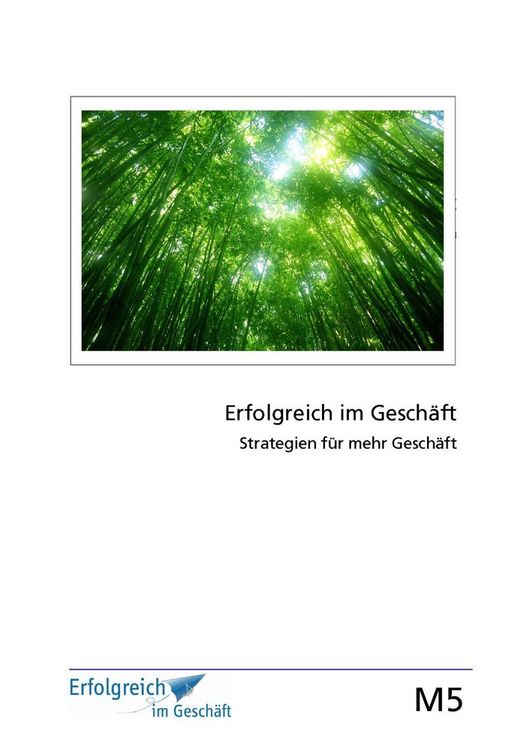 Produktbild: Modul 5: Strategien f&uuml;r mehr Gesch&auml;ft