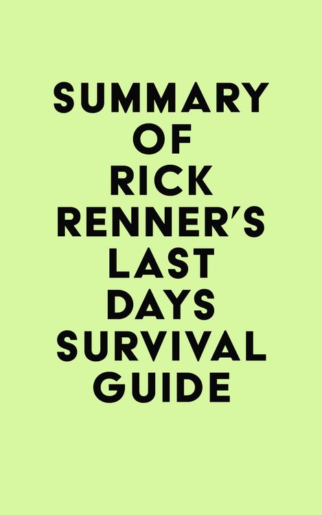 Produktbild: Summary of Rick Renner's Last Days Survival Guide