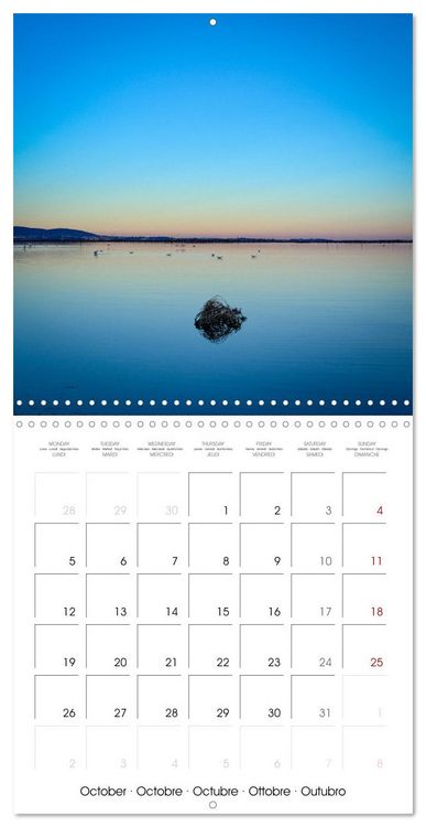 Produktbild: M&eacute;diterran&eacute;e - L'&eacute;tang de Thau (Calendrier mural carr&eacute; 2026 30x30 cm) Calendrier double avec une page pour vos prises de notes