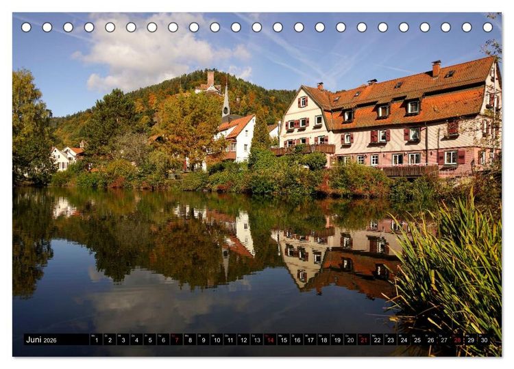 Produktbild: Baden-W&uuml;rttemberg (Tischkalender 2026 DIN A5 quer), CALVENDO Monatskalender