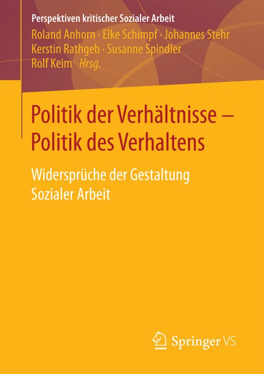 Produktbild: Politik der Verh&auml;ltnisse - Politik des Verhaltens