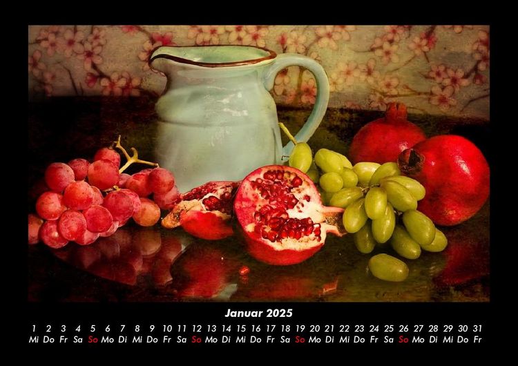 Produktbild: Obstkalender 2025 Fotokalender DIN A3