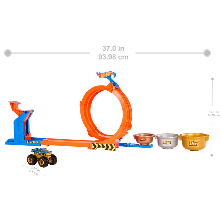 Produktbild: Hot Wheels Monster Trucks 2-in-1 Loop & Flip Challenge