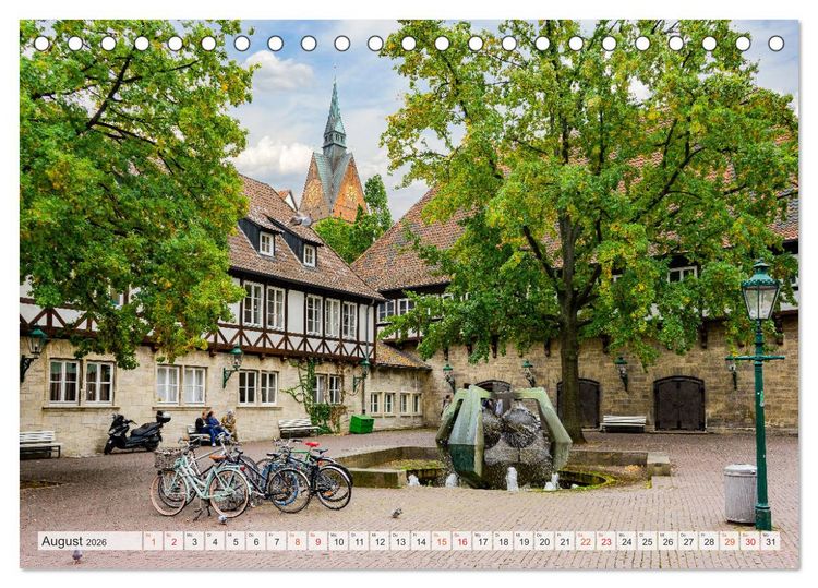 Produktbild: Hannover Stadtansichten (Tischkalender 2026 DIN A5 quer), CALVENDO Monatskalender