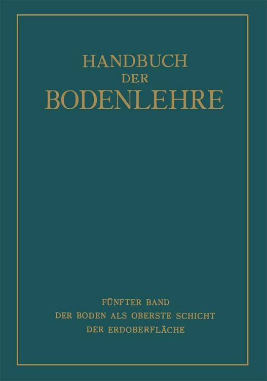 Produktbild: Der Boden als Oberste Schicht der Erdoberfl&auml;che