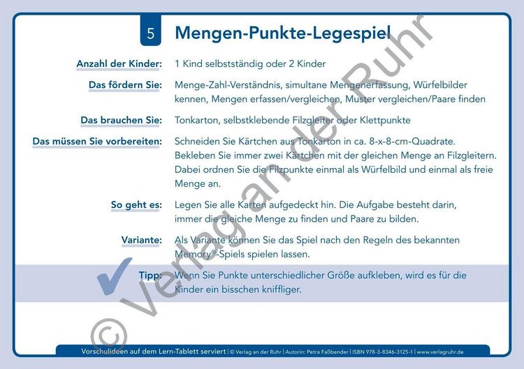Produktbild: Vorschulideen auf dem Lern-Tablett serviert