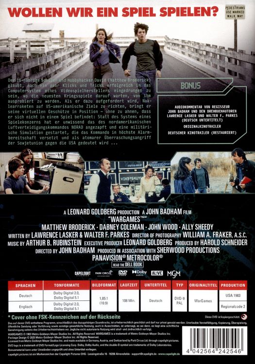 Produktbild: WarGames - Kriegsspiele