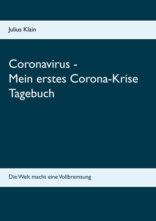 Produktbild: Coronavirus - Mein erstes Corona-Krise Tagebuch