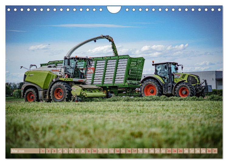 Produktbild: Moderne Landtechnik (Wandkalender 2026 DIN A4 quer), CALVENDO Monatskalender