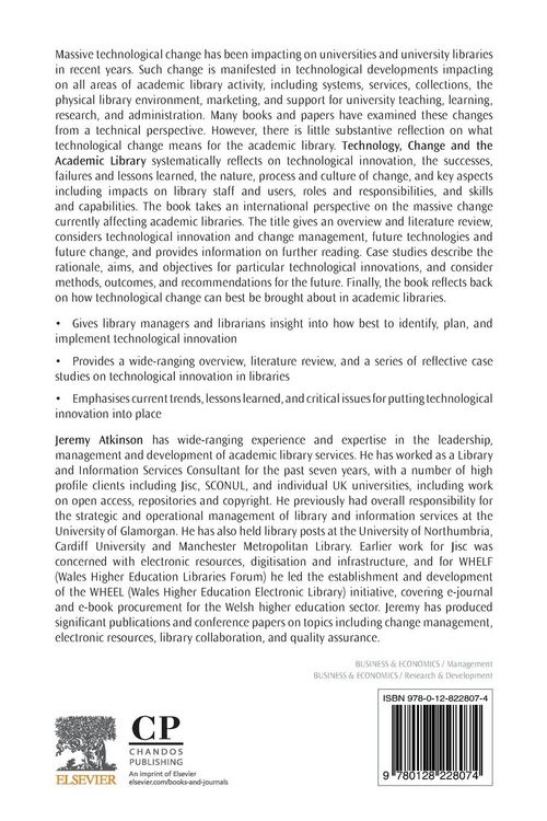 Produktbild: Technology, Change and the Academic Library