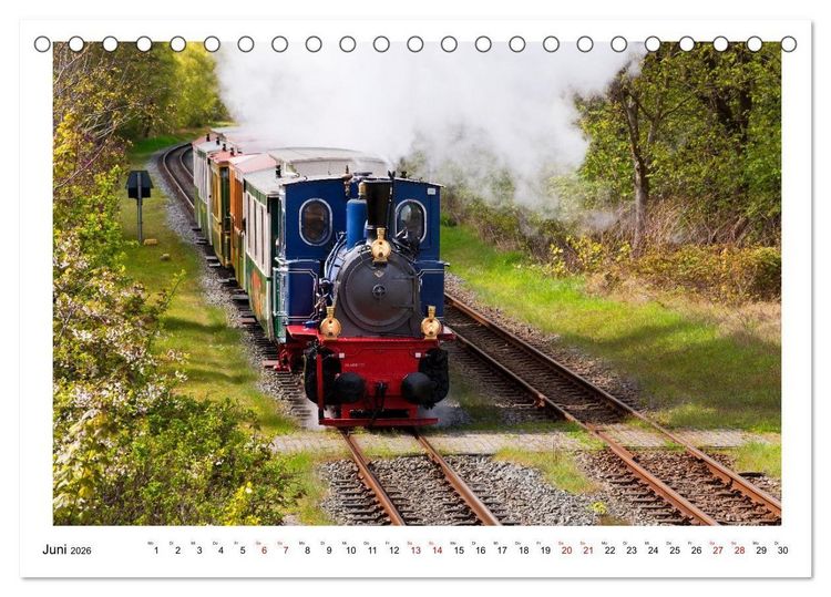 Produktbild: Wir fahren nach Borkum (Tischkalender 2026 DIN A5 quer), CALVENDO Monatskalender