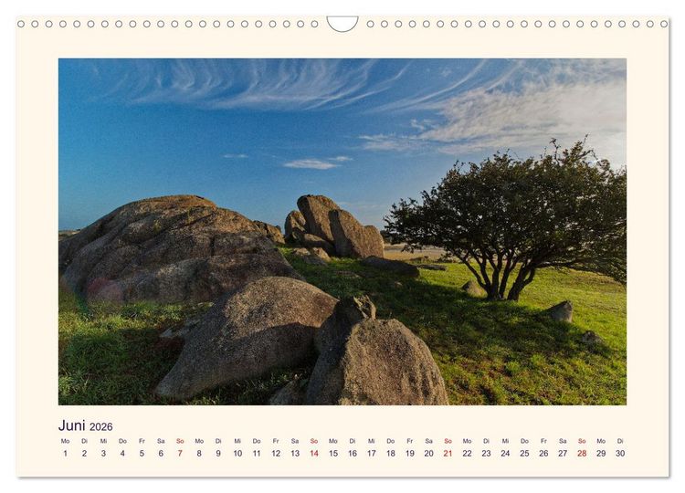 Produktbild: Menhire der Bretagne (Wandkalender 2026 DIN A3 quer), CALVENDO Monatskalender
