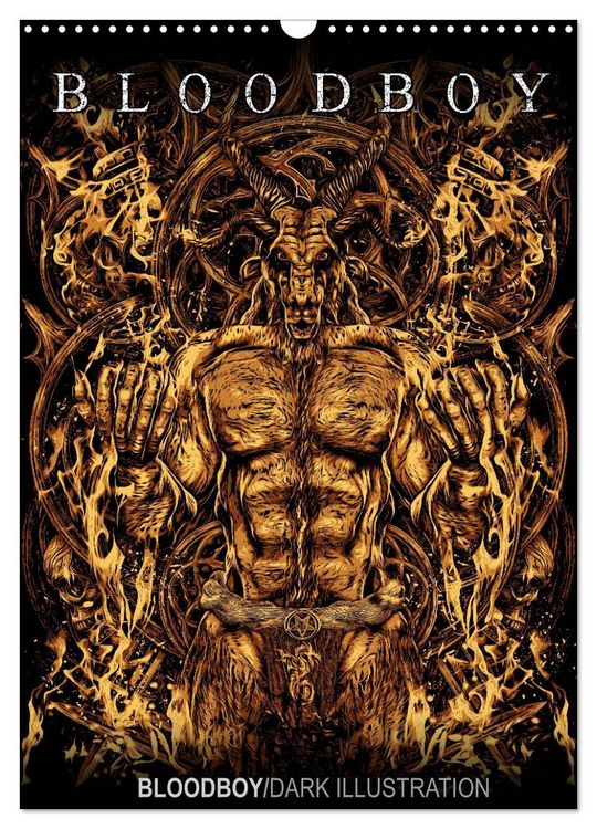 Produktbild: BLOODBOY/DARK ILLUSTRATION (Wandkalender 2026 DIN A3 hoch), CALVENDO Monatskalender