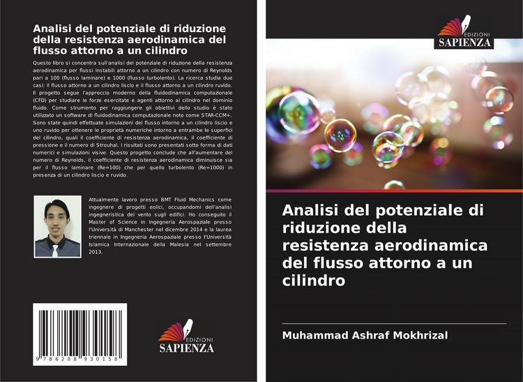 Produktbild: Analisi del potenziale di riduzione della resistenza aerodinamica del flusso attorno a un cilindro