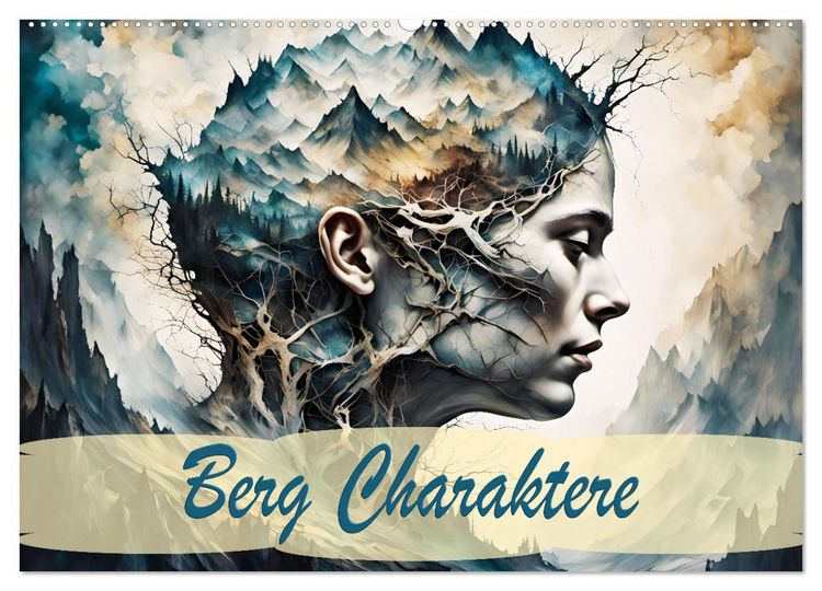 Produktbild: Berg Charaktere (Wandkalender 2026 DIN A2 quer), CALVENDO Monatskalender