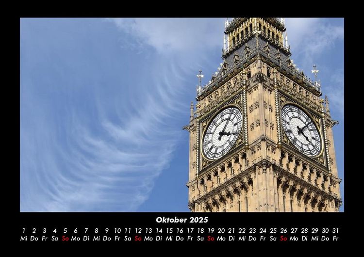 Produktbild: London 2025 Fotokalender DIN A3