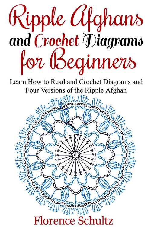 Produktbild: Ripple Afghans and Crochet Diagrams for Beginners. Learn How to Read and Crochet Diagrams and Four Versions of the Ripple Afghan