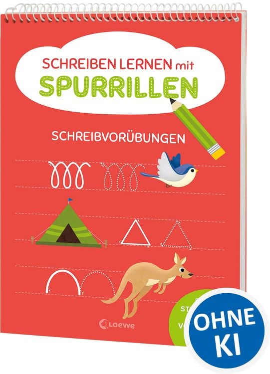Produktbild: Schreiben lernen mit Spurrillen - Schreibvor&uuml;bungen