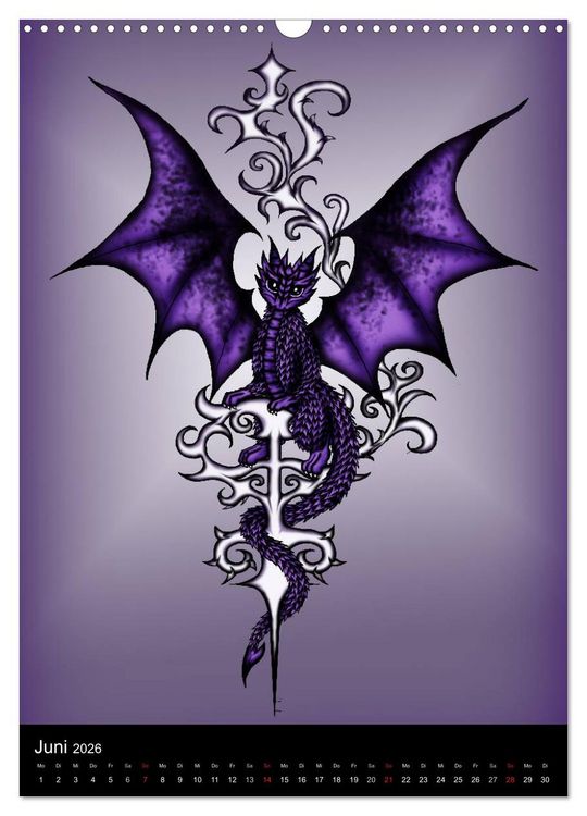 Produktbild: Drachen (Wandkalender 2026 DIN A3 hoch), CALVENDO Monatskalender