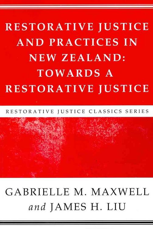 Produktbild: Restorative Justice and Practices in New Zealand: Towards a Restorative Society