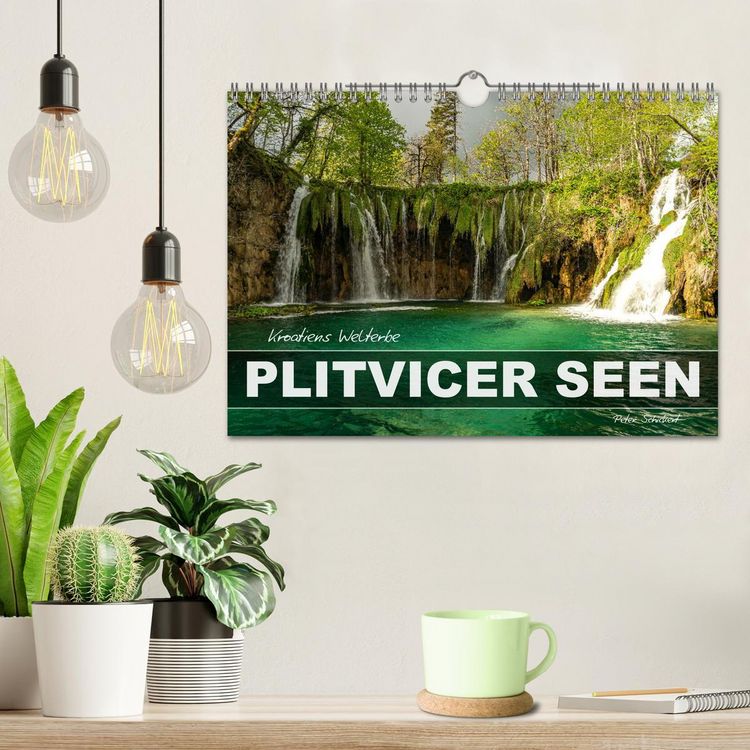 Produktbild: Welterbe in Kroatien - Plitvicer Seen (Wandkalender 2026 DIN A4 quer), CALVENDO Monatskalender