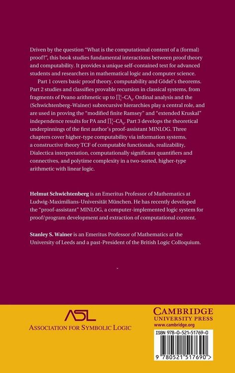 Produktbild: Proofs and Computations