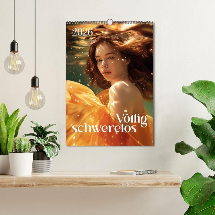 Produktbild: V&ouml;llig schwerelos (Wandkalender 2026 DIN A3 hoch), CALVENDO Monatskalender