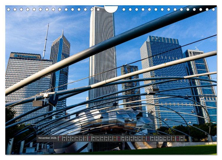 Produktbild: CHICAGO Ungew&ouml;hnliche Momente (Wandkalender 2026 DIN A4 quer), CALVENDO Monatskalender
