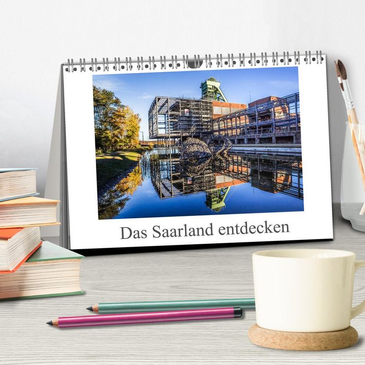 Produktbild: Das Saarland entdecken (Tischkalender 2026 DIN A5 quer), CALVENDO Monatskalender