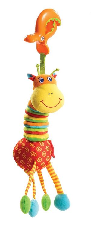 Produktbild: Tiny Love - Tiny Smarts Jittering Giraffe, Baby-Spielzeug, f&uuml;r Bettchen, Kindersitz und Kinderwagen