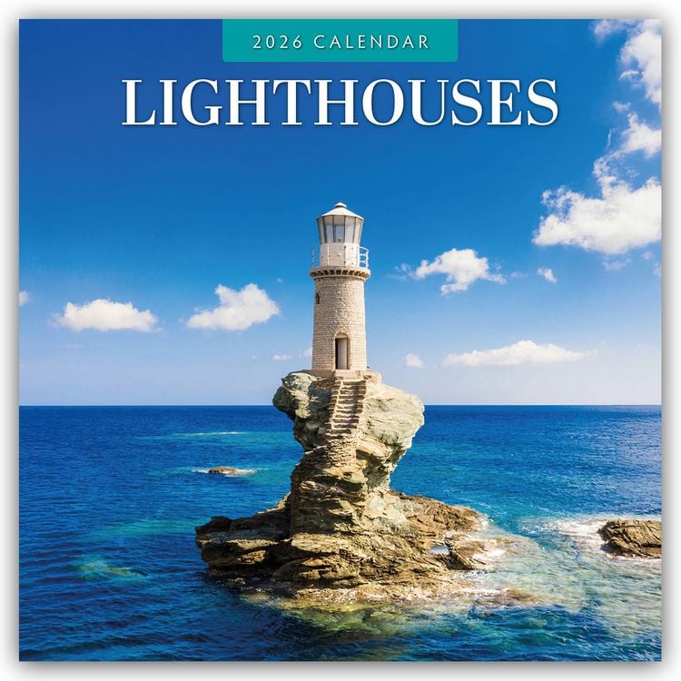 Produktbild: Lighthouses – Leuchttürme 2026 – 16-Monatskalender