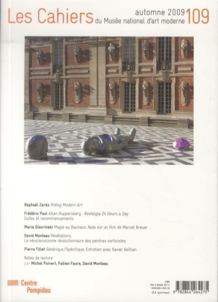 Produktbild: Cahiers du Mus&eacute;e national d'art moderne: No 109, automne 2009