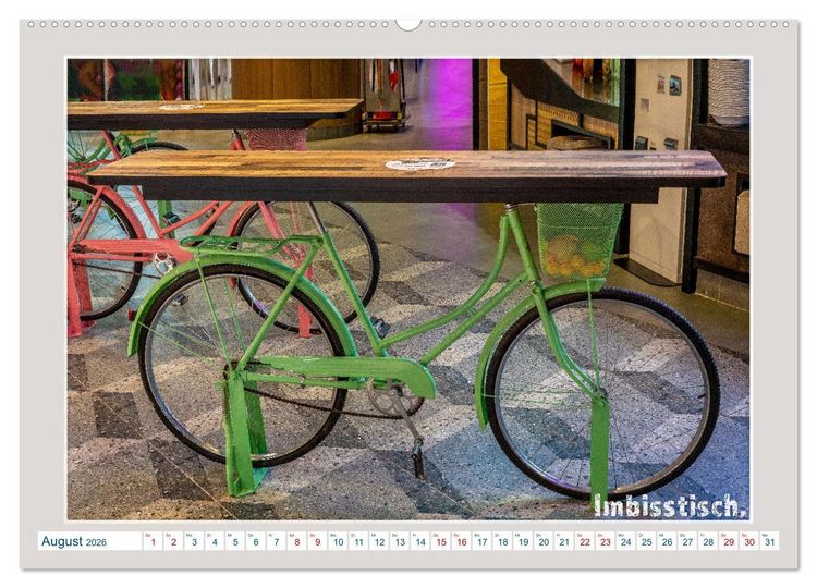 Produktbild: Das Fahrrad als ... (hochwertiger Premium Wandkalender 2026 DIN A2 quer), Kunstdruck in Hochglanz