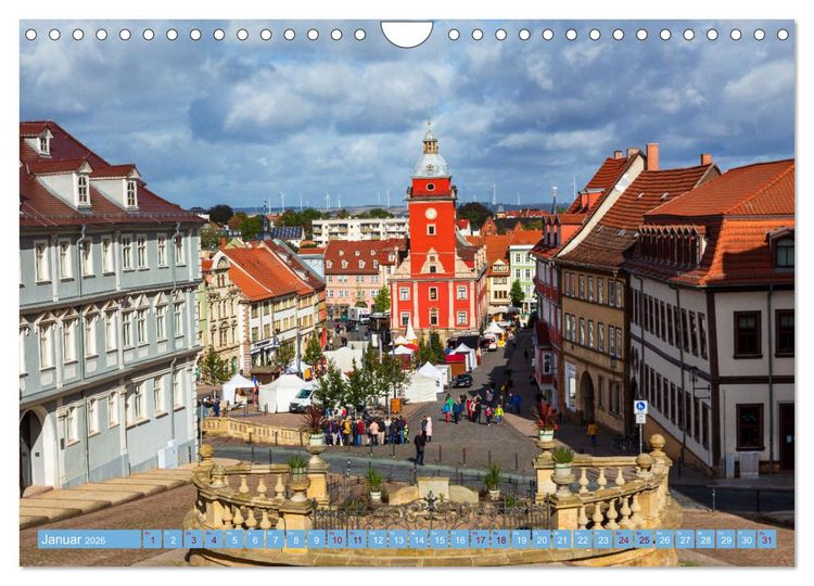 Produktbild: Residenzstadt Gotha - Reise durch das sch&ouml;ne Th&uuml;ringen (Wandkalender 2026 DIN A4 quer), CALVENDO Monatskalender
