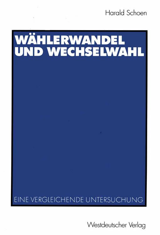Produktbild: W&auml;hlerwandel und Wechselwahl