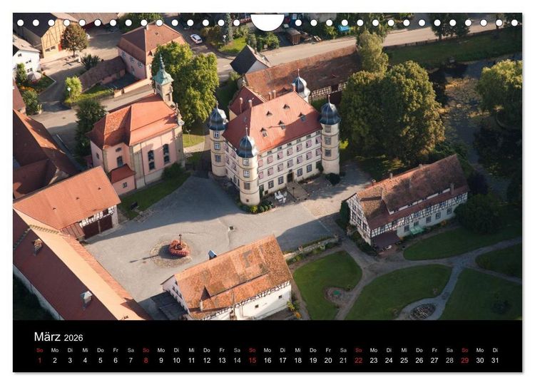 Produktbild: Hohenlohe von oben (Wandkalender 2026 DIN A4 quer), CALVENDO Monatskalender