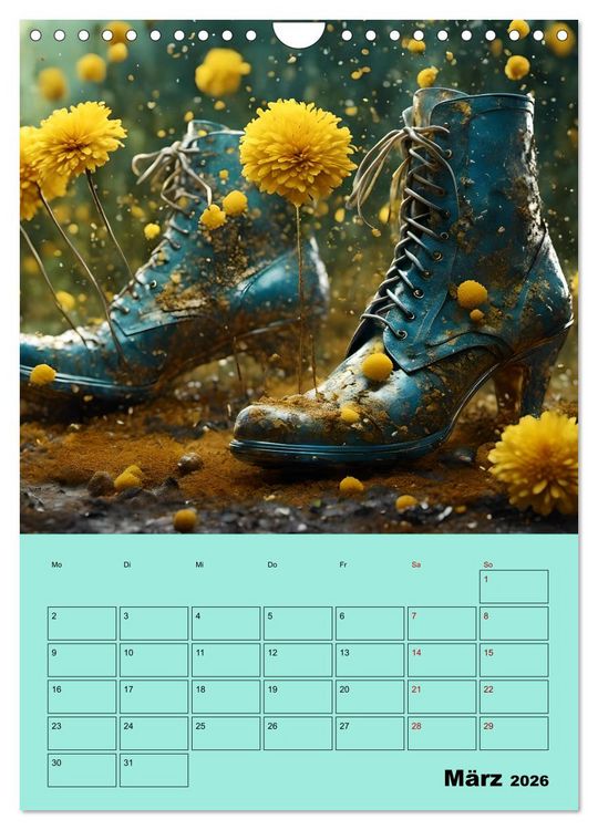 Produktbild: Verzaubert durch High Heels &ndash; Ein Kalender f&uuml;r Schuhliebhaber (Wandkalender 2026 DIN A4 hoch), CALVENDO Monatskalender