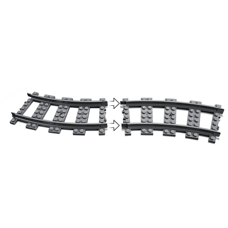 Produktbild: LEGO City 60238 Weichen, Erweiterungsset mit 6 Elementen