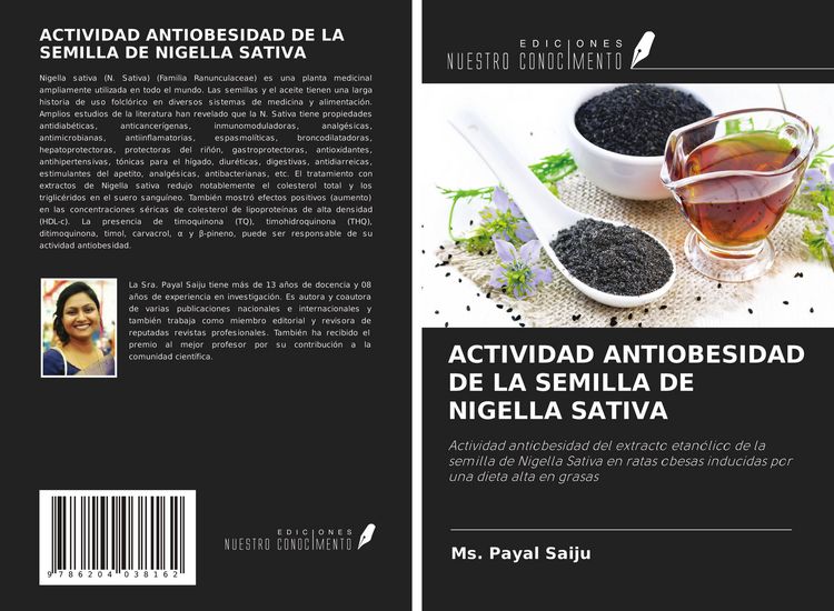 Produktbild: Actividad Antiobesidad De La Semilla De Nigella Sativa