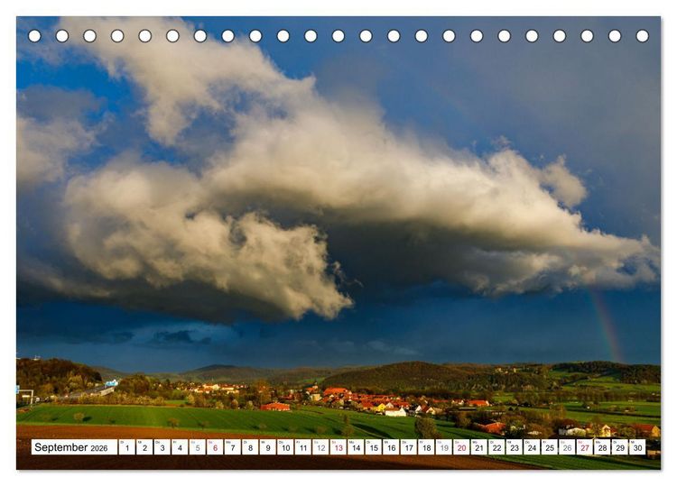 Produktbild: Unterwegs im Werratal (Tischkalender 2026 DIN A5 quer), CALVENDO Monatskalender