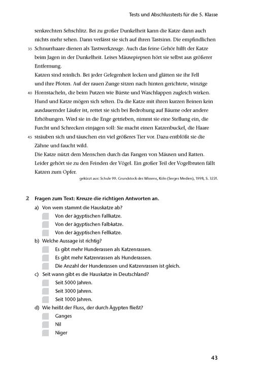Produktbild: Fit in Test und Klassenarbeit &ndash; Deutsch 5./6. Klasse Gymnasium